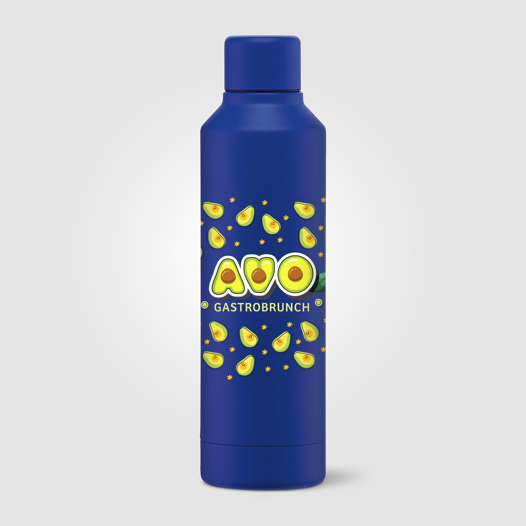 Bouteille isotherme publicitaire Olympus - 500 ml Bleu roi